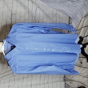 Zachary Prell Stretch Haidara Button Down in Cornflower Size XL NWT